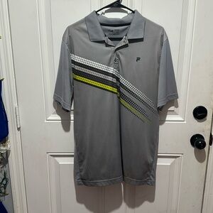 Fila sport golf polo size small has an imperfection on back as shown in picture